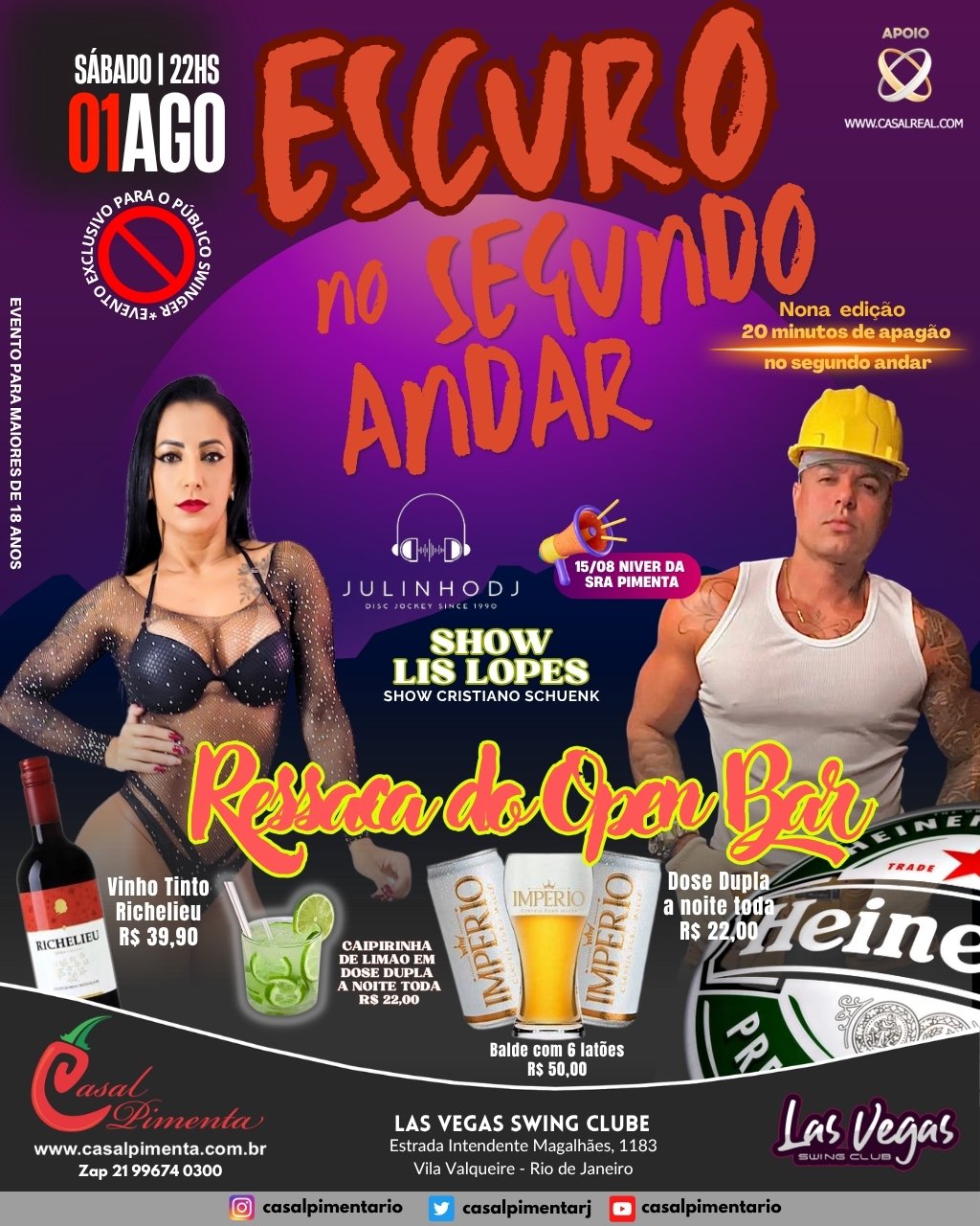 01/08 Festa Escuro no Segundo Andar